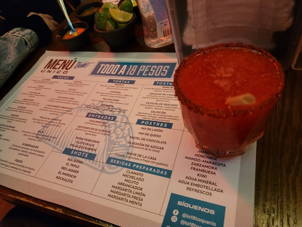 Taquería No 18 Cantera Menu - Image 3